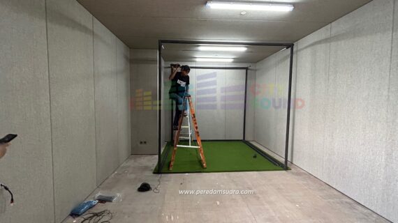 Pembuatan Aula Golf Simulator The Pakubuwono Menteng