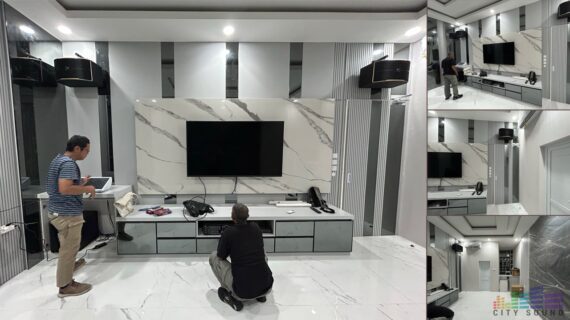 Membangun Ruangan Karaoke Bapak Yandi Pademangan