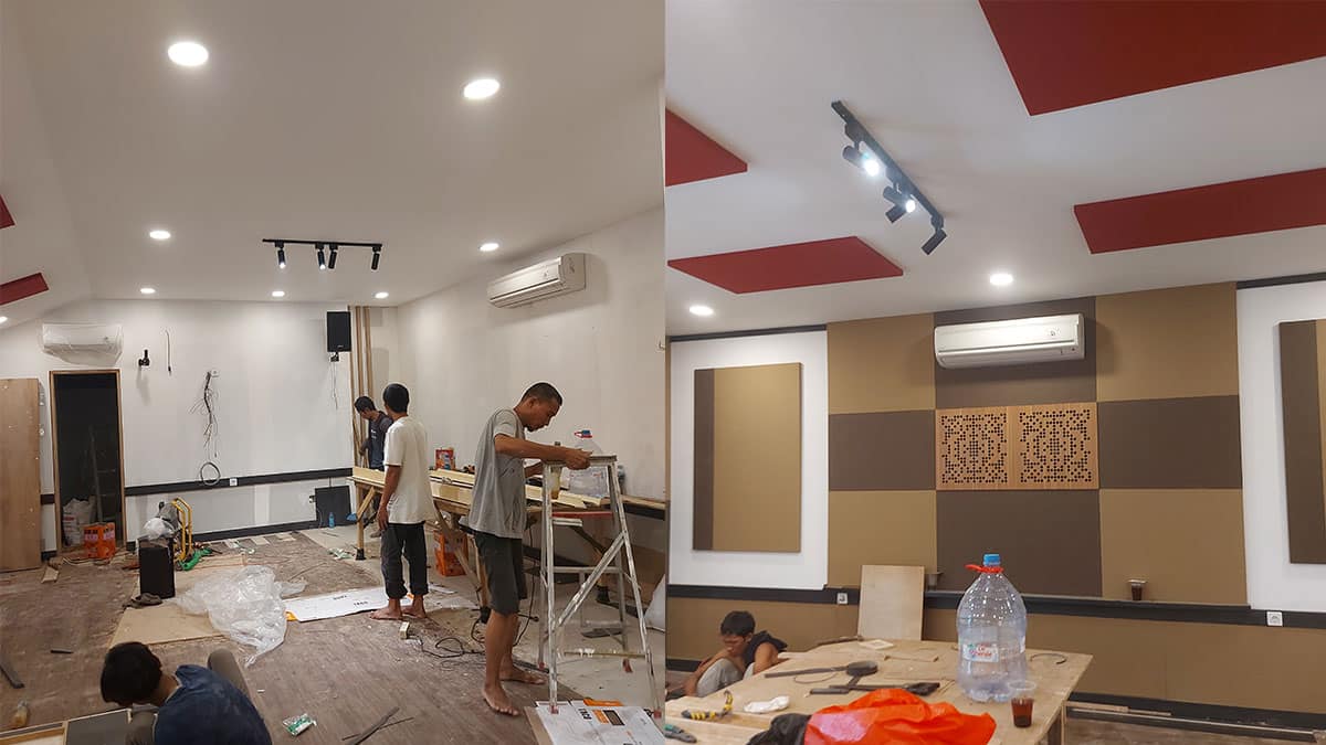 Jasa Peredam Suara Studio Musik Profesional