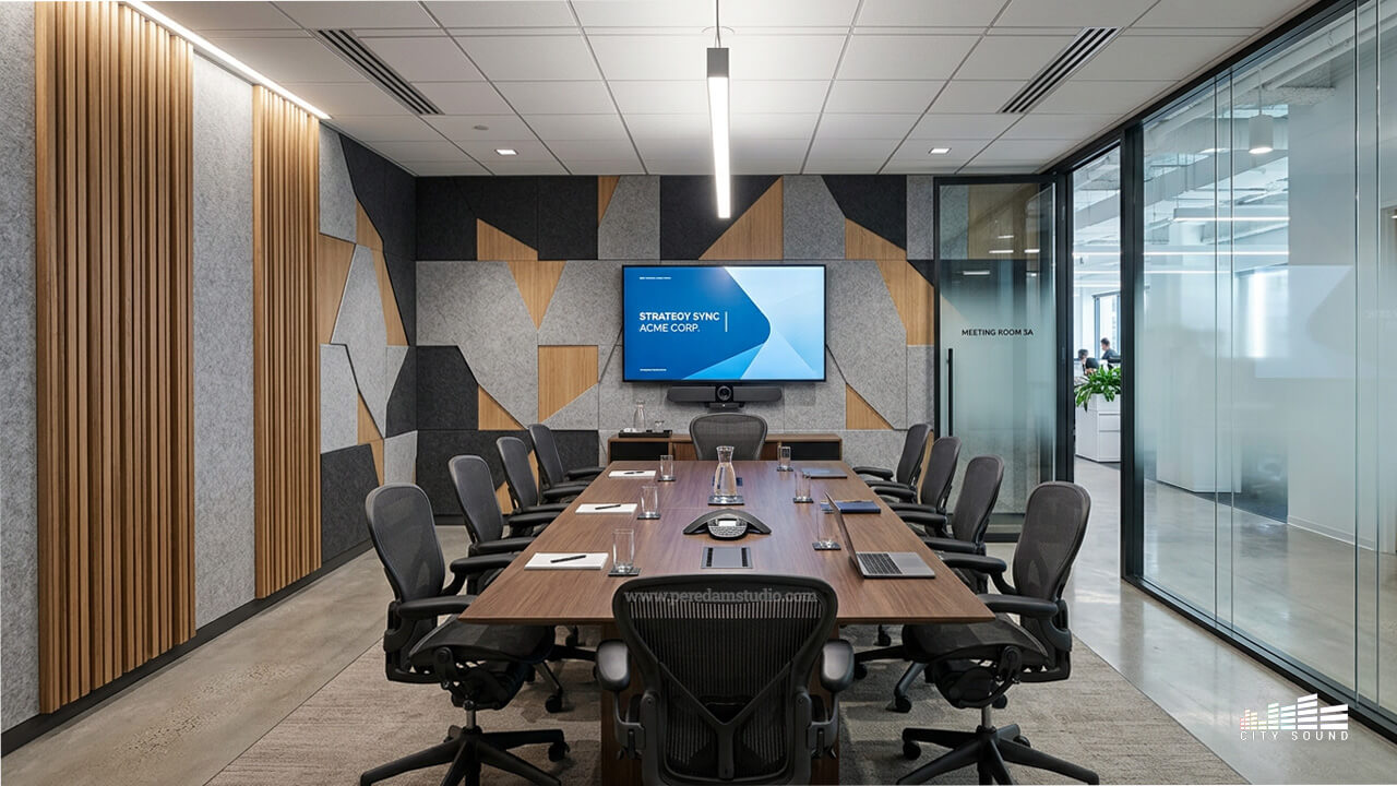 peredam suara ruang meeting kantor
